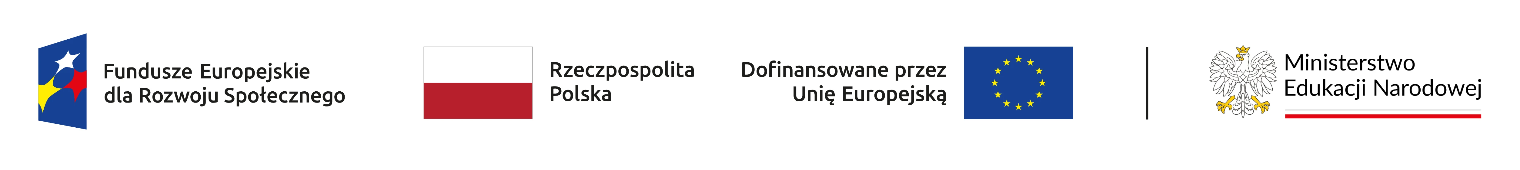 Fundusze Europejskie · Rzeczpospolita Polska · Unia Europejska · Ministerstwo Edukacji Narodowej